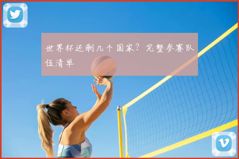 世界杯还剩几个国家？完整参赛队伍清单